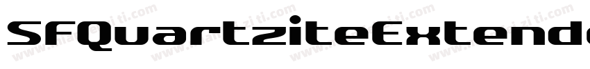 SFQuartziteExtended Oblique字体转换